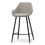 Ex-Display - Cody 68cm Fabric Bar Stool - Beige Bar stool Sendo-Core