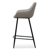 Ex-Display - Cody 68cm Fabric Bar Stool - Beige Bar stool Sendo-Core