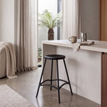 Alondra 65cm Barstool - Full Black Bar Stool New Home-Core