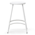 Ex Display - Alondra 65cm Barstool - White Bar Stool New Home-Core