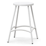Ex Display - Alondra 65cm Barstool - White Bar Stool New Home-Core