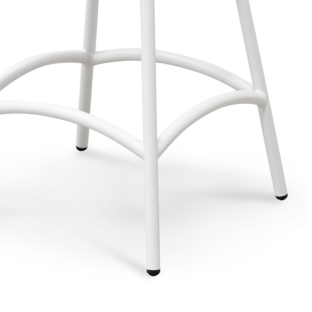 Ex Display - Alondra 65cm Barstool - White Bar Stool New Home-Core