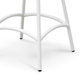 Ex Display - Alondra 65cm Barstool - White Bar Stool New Home-Core