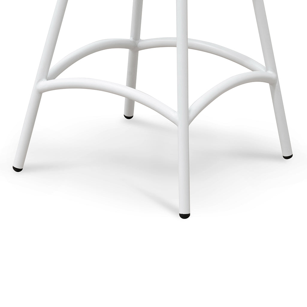 Ex Display - Alondra 65cm Barstool - White Bar Stool New Home-Core