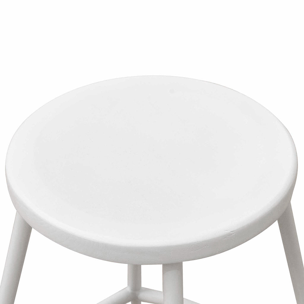 Ex Display - Alondra 65cm Barstool - White Bar Stool New Home-Core