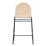Ex Display - Kelton 65cm Rattan Barstool - Natural Seat Bar Stool New Home-Core