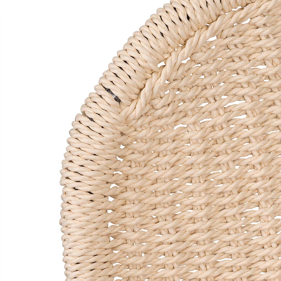 Ex Display - Kelton 65cm Rattan Barstool - Natural Seat Bar Stool New Home-Core