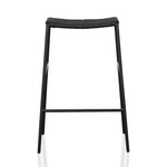 Ex Display - Carrillo 65cm Rattan Barstool - Full Black Bar Stool New Home-Core   