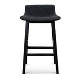 Ex Display - Harris 65cm Bar Stool - Full Black Bar Stool Swady-Core