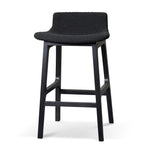 Ex Display - Harris 65cm Bar Stool - Full Black Bar Stool Swady-Core