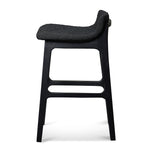 Ex Display - Harris 65cm Bar Stool - Full Black Bar Stool Swady-Core
