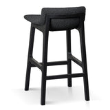 Ex Display - Harris 65cm Bar Stool - Full Black Bar Stool Swady-Core