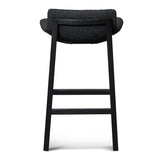 Ex Display - Harris 65cm Bar Stool - Full Black Bar Stool Swady-Core