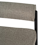 Set of 2 - Shaffer 65cm Fabric Bar Stool - Grey Bar Stool Freehold-Core   