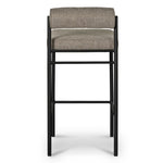 Set of 2 - Shaffer 65cm Fabric Bar Stool - Spec Smoke Grey Bar Stool Freehold-Core