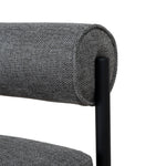 Set of 2 - Shaffer 65cm Fabric Bar Stool - Spec Smoke Grey Bar Stool Freehold-Core