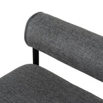 Set of 2 - Shaffer 65cm Fabric Bar Stool - Spec Smoke Grey Bar Stool Freehold-Core