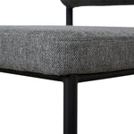Set of 2 - Shaffer 65cm Fabric Bar Stool - Spec Smoke Grey Bar Stool Freehold-Core