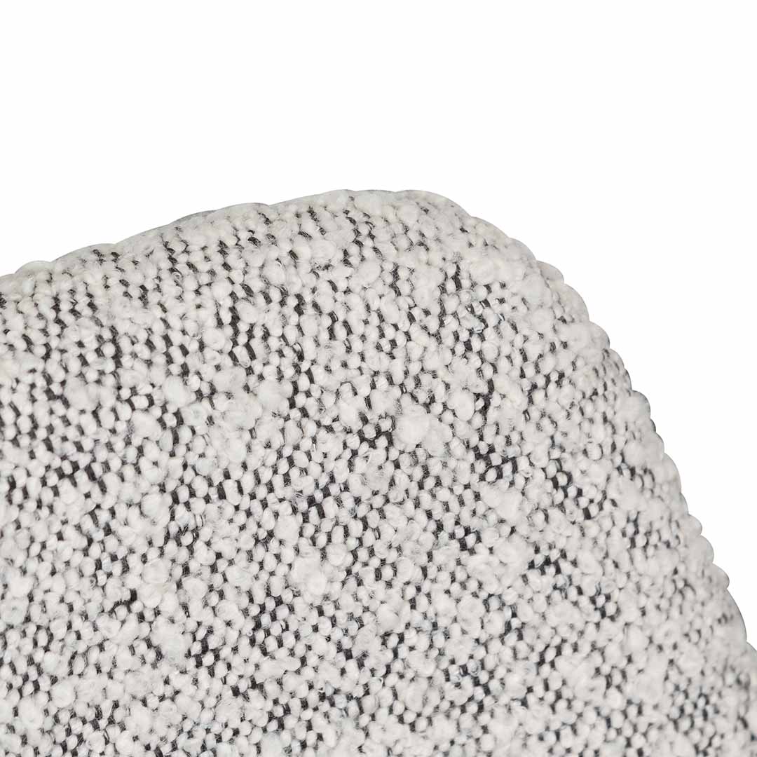 Ex Display - Duke 65cm Bar Stool - Moonlit Pepper Boucle Bar Stool Sendo-Core