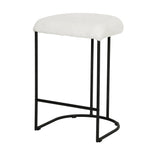Galvan 65cm Bar Stool - Cloud Fur - Last One Bar Stool Freehold-Core