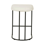 Galvan 65cm Bar Stool - Cloud Fur - Last One Bar Stool Freehold-Core
