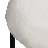 Galvan 65cm Bar Stool - Cloud Fur - Last One Bar Stool Freehold-Core