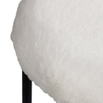 Galvan 65cm Bar Stool - Cloud Fur - Last One Bar Stool Freehold-Core