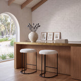 Set of 2 - Galvan 65cm Bar Stool - Cloud Fur Bar Stool Freehold-Core