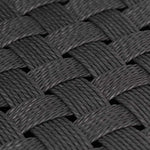 Ex Display - Jolen Rattan Bar Stool - Black with Back Bar Stool Oakwood-Core