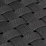 Ex Display - Jolen Rattan Bar Stool - Black with Back Bar Stool Oakwood-Core