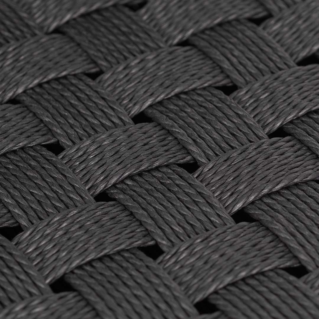 Ex Display - Jolen Rattan Bar Stool - Black with Back Bar Stool Oakwood-Core