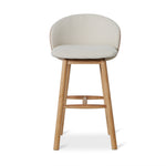 Lennox 65cm Natural Bar Stool - Beige Bar Stool Drake-Core   
