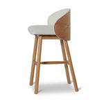 Lennox 65cm Natural Bar Stool - Beige Bar Stool Drake-Core   