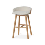 Nicholas 65cm Natural Bar Stool - Beige Bar Stool Drake-Core   