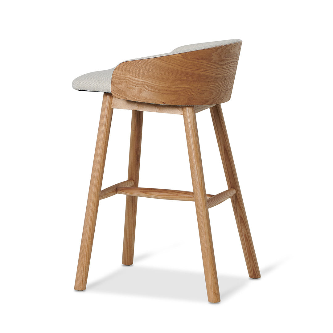 Nicholas 65cm Natural Bar Stool - Beige Bar Stool Drake-Core   