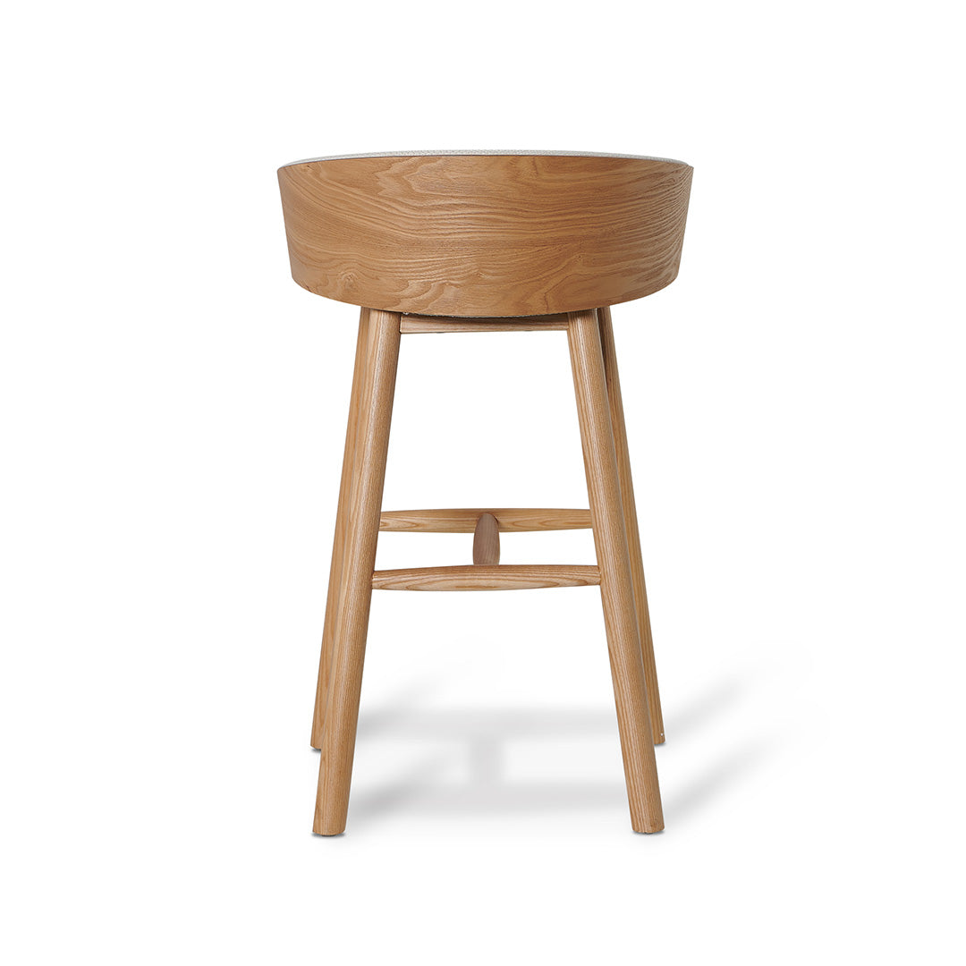 Nicholas 65cm Natural Bar Stool - Beige Bar Stool Drake-Core   