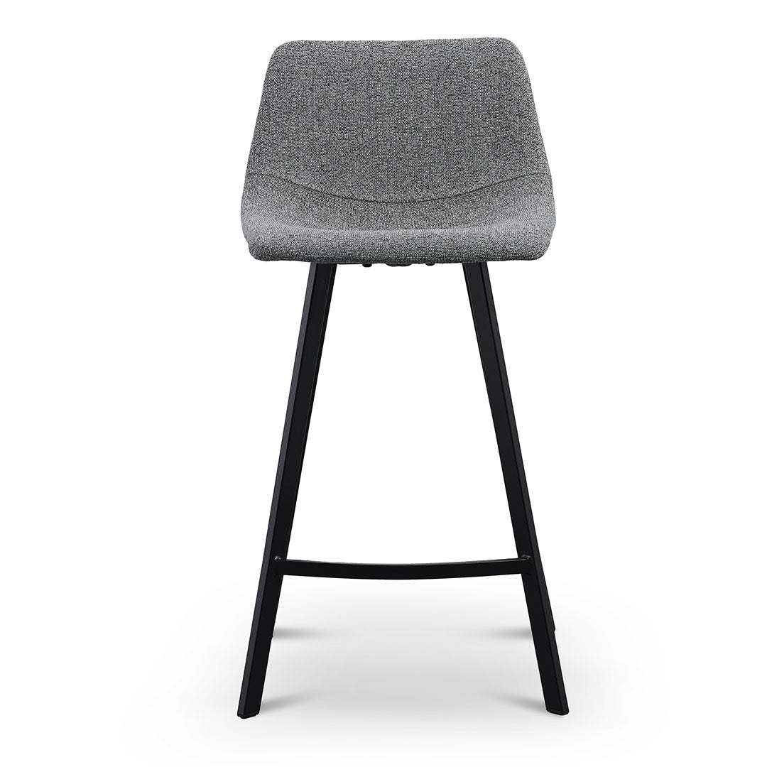 Set of 2 - Duke 65cm Bar Stool - Spec Charcoal Bar Stool Sendo-Core   