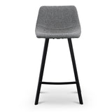 Set of 2 - Duke 65cm Bar Stool - Spec Charcoal Bar Stool Sendo-Core   