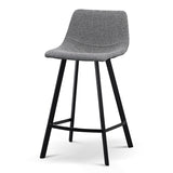 Set of 2 - Duke 65cm Bar Stool - Spec Charcoal Bar Stool Sendo-Core   