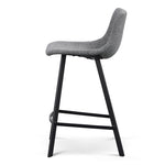 Set of 2 - Duke 65cm Bar Stool - Spec Charcoal Bar Stool Sendo-Core   