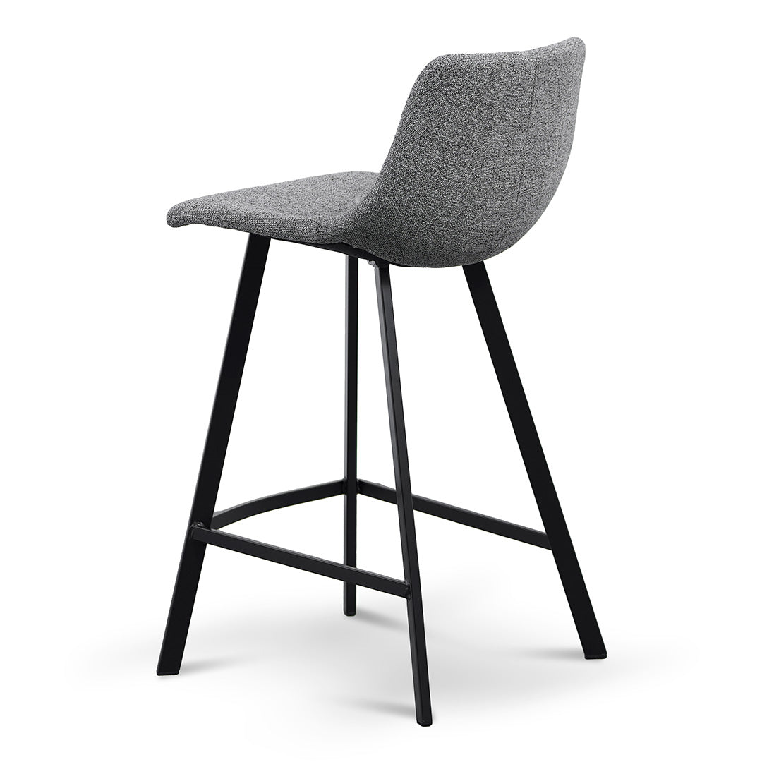 Set of 2 - Duke 65cm Bar Stool - Spec Charcoal Bar Stool Sendo-Core   