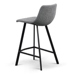 Set of 2 - Duke 65cm Bar Stool - Spec Charcoal Bar Stool Sendo-Core   