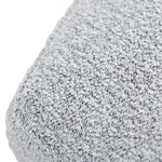 Ex Display - Adela Hail Grey Bar Stool - Brushed Gold Base Bar Stool Blue Steel Sofa- Core