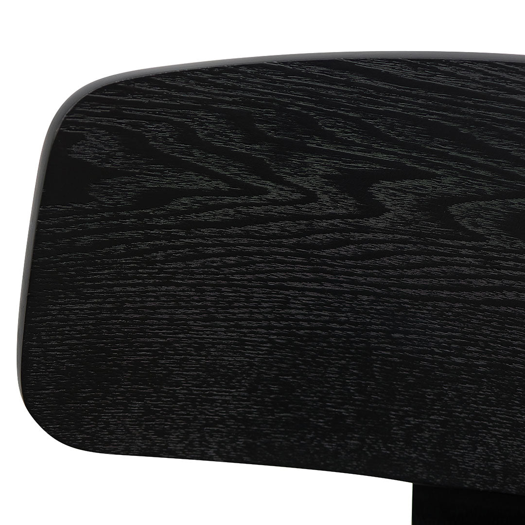 Ex Display - Martino 65cm Bar Stool - Full Black Bar Stool Swady-Core