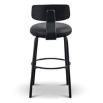 Ex Display - Martino 75cm Bar Stool - Full Black Bar Stool Swady-Core