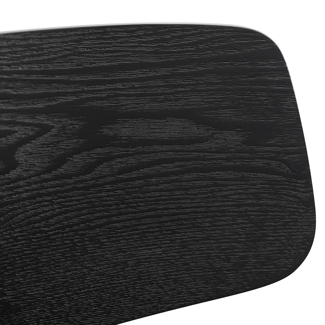 Ex Display - Martino 65cm Bar Stool - Full Black Bar Stool Swady-Core