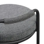 Karimi 65cm Bar Stool - Charcoal Grey SINGLE Bar Stool Freehold-Core