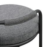 Karimi 65cm Bar Stool - Charcoal Grey SINGLE Bar Stool Freehold-Core