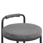 Karimi 65cm Bar Stool - Charcoal Grey SINGLE Bar Stool Freehold-Core