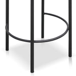 Karimi 65cm Bar Stool - Charcoal Grey SINGLE Bar Stool Freehold-Core